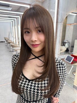 ロンドホットリップ 立川(Lond hot lip) チョコレートブラウン/オリーブグリーン/ハッシュカット