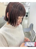 スモーキーアンバーなアンブレラカラー