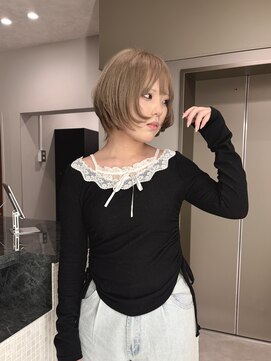 シェーン 仙台駅広瀬通店(schon) ミルクティーグレージュ