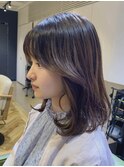 ふわっと小顔な顔周り♪