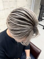 エゴル オム 名古屋栄(ENGOL homme)&nbsp;ホワイトグレージュ/ブリーチ/バレイヤージュ