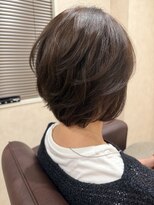ハーツ(hearts)&nbsp;丸みショートボブ×透明感ブラウン