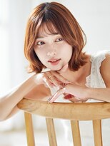 ラフィス ヘアー リノ 三宮店(La fith hair lino) 【La fith】外ハネボブ×キャラメルブラウン