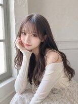 クインセス(Quincess)&nbsp;レイヤーカット/グレージュ/アイドル前髪/シースルー/顔まわり
