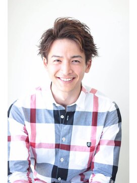 ハピネス 河原町店(Happiness) ツーブロック無造作ネープレスビジネスマンスタイル