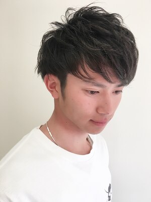 [梅田駅直結][関コレ/ar]men's限定◇[炭酸シャンプー付]カット+パーマ￥6450!丁寧な接客と高い技術力で人気!