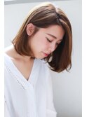 【ONE CONCEPT】大人女性のためのツヤ×透明感かきあげボブ