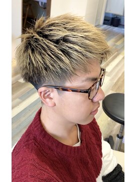 ヘアーサロン 未来(hair salon mirai) ハイトーンアップバングショート