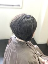 ヘアーサロン デペント(HAIR SALON Depend)&nbsp;前下がりショートボブ×ナチュラルベージュ！