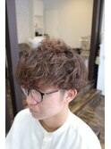 こなれ感マッシュパーマ