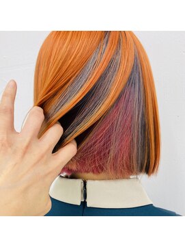 クク(QUQU) ミックスカラーボブ