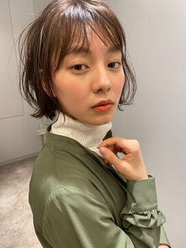 アリエッタ ギンザツー(ARIETTA GINZA2) 簡単ショート/ひし形シルエット/小顔カット/ニュアンスカラー/冬