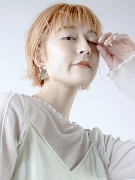 アルバム 渋谷パルコ(ALBUM) ニュアンスボブ_クールショートピンクベージュボブルフ_37852