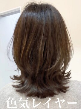 ノラキチジョウジ(NORA KICHIJOJI) #ボブルフ#ボブウルフ#ミルクティーグレージュ#ふんわりレイヤー