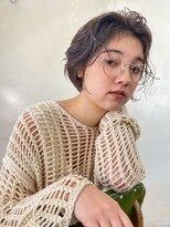 アローム(alom) カーリーヘア×ヴィンテージブラウン