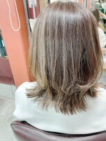 ルーファス 恵比寿 渋谷(Ruufus)&nbsp;40代白髪ぼかしハイライトくびれボブ【Ruufus恵比寿渋谷3157f