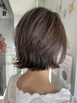 リバレッジ 白金(Leverage) 白髪ぼがし大人ハイライト  30代40代50代【白金/目黒】担当 濱口