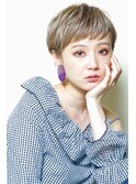 ピンクラベンダーピンクグラデーション赤髪クラシカルボブ