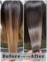 トルネード(TORNADO) 髪質改善ケラチンストレート 紫外線 海 乾燥 傷んだ 修復 K1005