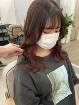 トリップ 大名(Trip)&nbsp;ピンクインナーカラー♪韓国/顔周り/髪質改善/学割U24