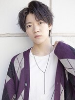 ソフトツイストスパイラルラフミディアップバング