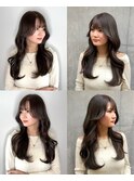 【王道モテヘア】上品な色気レイヤーロング＆まろやかベージュ