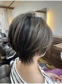 ハンサムショート アッシュカラー