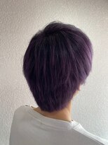 アジールヘア 所沢プロペ通り店(agir hair)&nbsp;シアーカラーラベンダーアッシュブラックウルフセミディ所沢