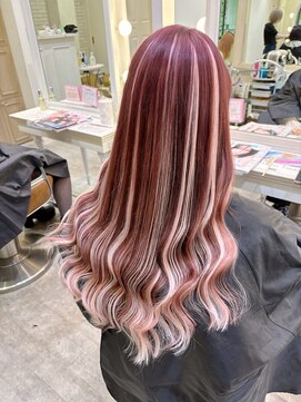 コル(CoL) ピンクカラー×60本デザインエクステ♪