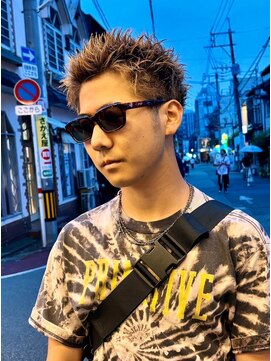 カムジーヘッドカミノウラ(COMEGHEAD KAMINOURA) ビジネスショートメンズマッシュツイストパーマツーブロック