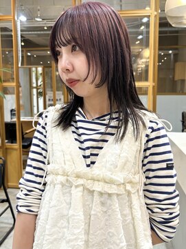 フェリア 梅田(FERIA) カシスピンク×フェイスデザイン