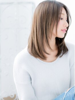 ソル 千早(S.O.L)の写真/《髪質改善完全個室サロン》大人女性に人気サロン★女性らしさと程よい抜け感が絶妙！
