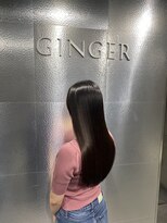 ジンジャー(GINGER) SG縮毛矯正α × KeratinFD Lv6