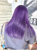 パープルラベンダーホワイトブリーチトリプルカラーケアブリーチ