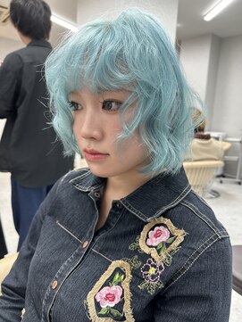 天神美容室 前田竜一[ブリーチ/秋色/マロン/ブラウン/ベージュ/学割]