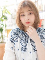 カバーヘア ブリス 大宮西口(COVER HAIR bliss)&nbsp;シースルーバング外国人風ハイトーンカラーh3大宮10代20代30代