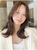 くびれカット・透明感カラー・黒髪/20代30代40代/表参道【大本】