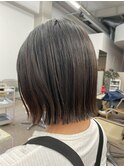 切りっぱなしボブ