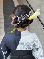 【あきら】ヘアセット卒業式袴着付けパーティーヘア