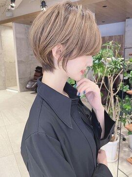 グランド(GRAND) ショートボブ髪型20代30代40代50代前髪あり前髪無し面長丸顔