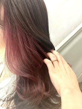 クロト(Clotho) イヤリングカラー/インナーカラーダブルカラーブリーチ白髪染め