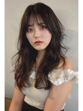 ルル(Lulu) フェミニンレイヤーヘーゼルブラウン