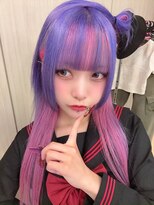 リアイス(Re:ICE) 地雷系姫カットウルフパープルピンク