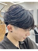 簡単に出来る毛流れニュアンスパーマ/メンズパーマ