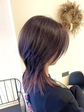 マレットヘア/インナーカラー