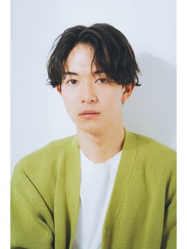 黒髪/クラゲヘアー/オリーブグレー/小顔/ココアベージュ