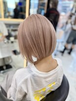 ラピス 渋谷本店(Lapis) ~ピンクミルクティーボブ~