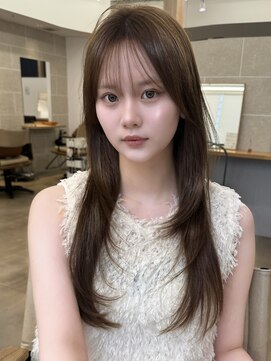 サンド ミュウ 横浜店(sand mieu) レイヤーカット/ハッシュカット/髪質改善/グレージュ/横浜