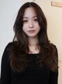 オルガ ヘアアンドメイク(Oluga hair&make) 顔周り layerにnatural brown