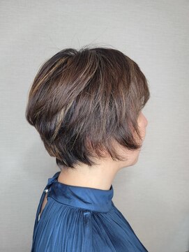 松本平太郎美容室 国立店 40代50代60代×ダイヤモンドグラ×イノアカラー×ハイライト